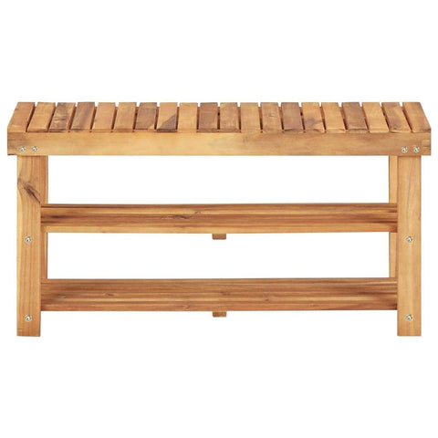 Shoe Rack Solid Acacia Wood- Natural