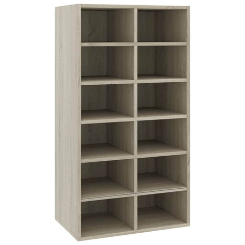 Shoe Rack Sonoma Oak Chipboard