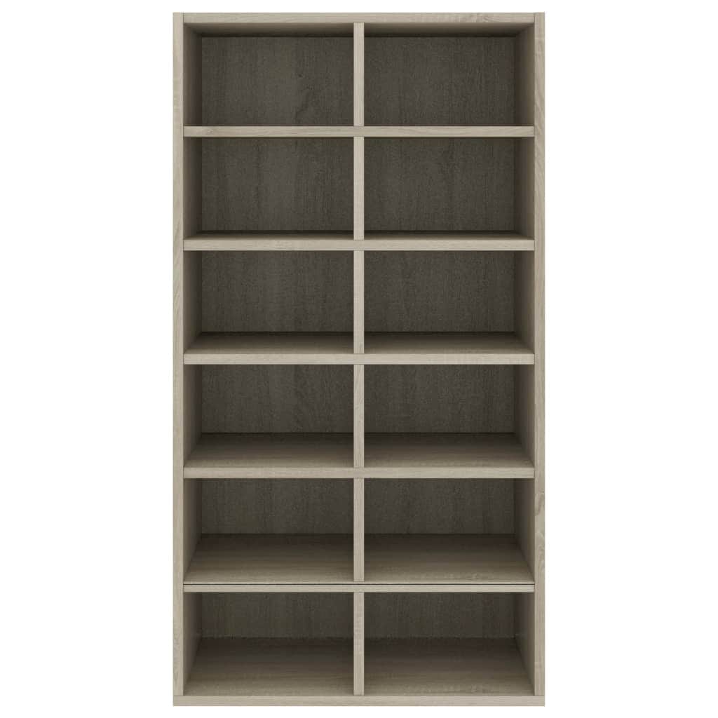 Shoe Rack Sonoma Oak Chipboard
