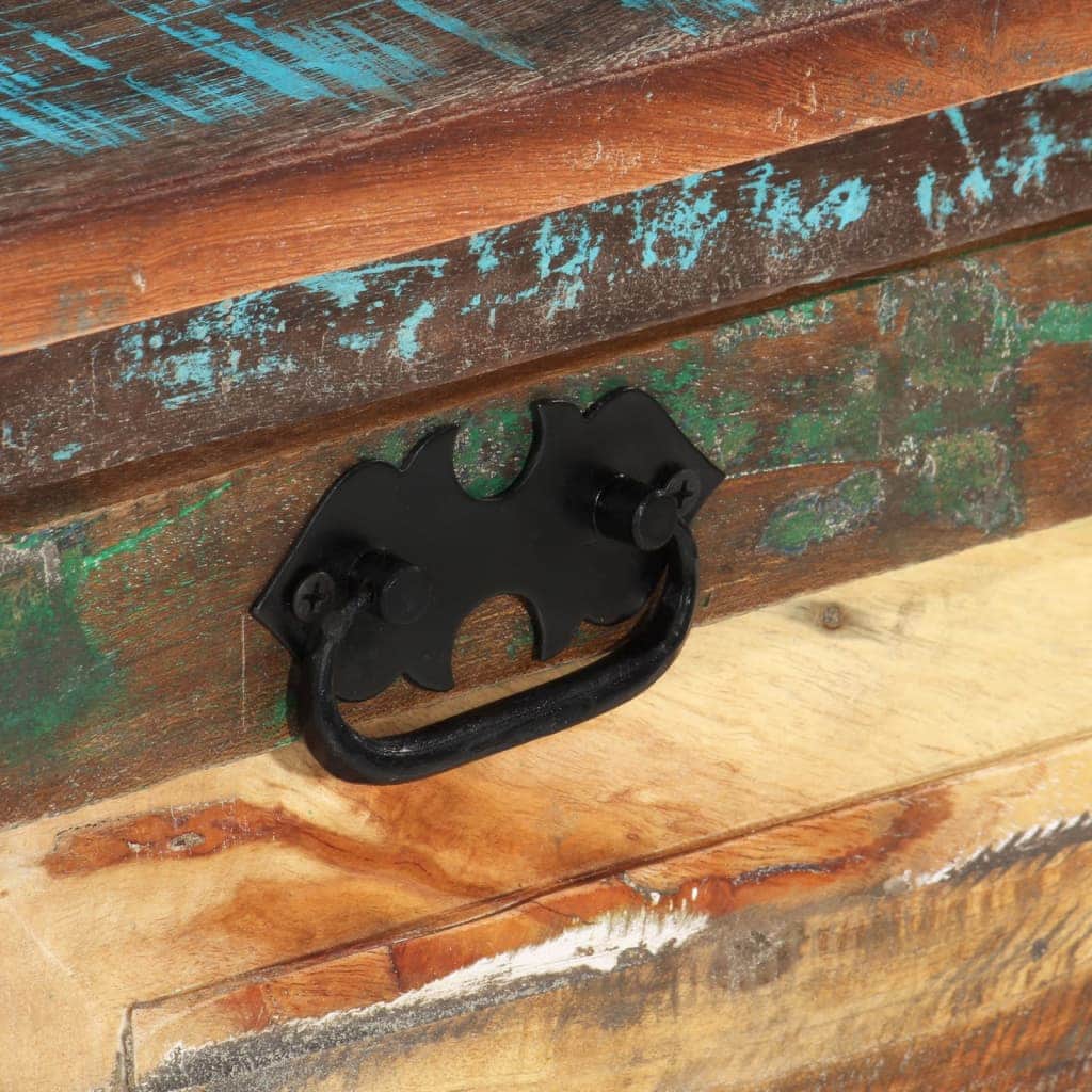 Shoe Storage Bench Solid Reclaimed Wood Entryway Hallway Organiser Seat