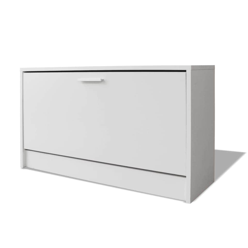 Shoe Storage Bench White