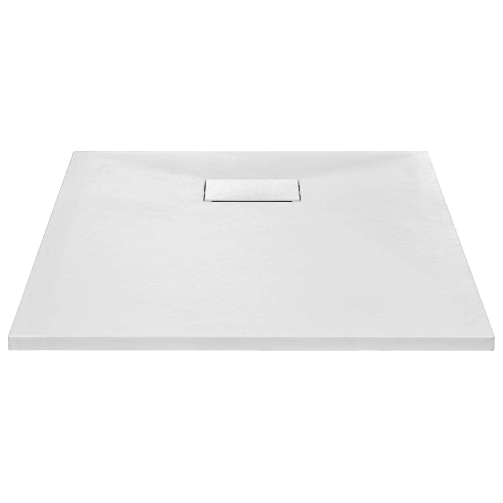 Shower Base Tray SMC White  M