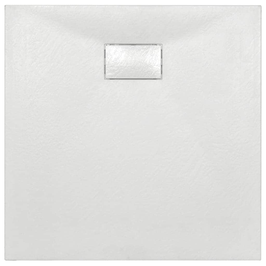 Shower Base Tray SMC White  S