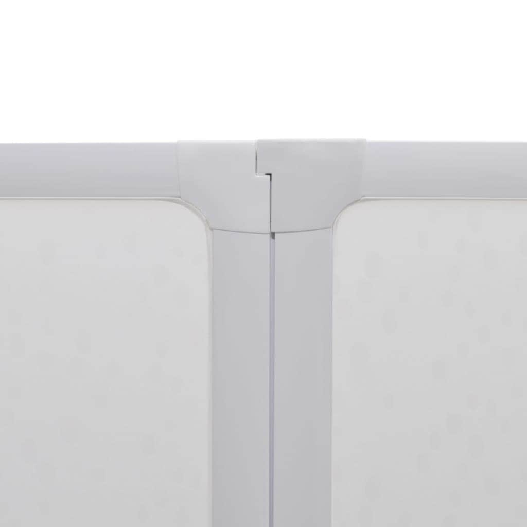 Shower Bath Screen Wall 7 Panels Foldable with Towel Rack