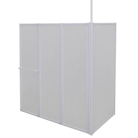 Shower Bath Screen Wall L Shape Panels Foldable