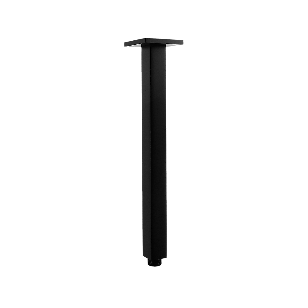 Shower Head Arm Wall Connector Electroplated Matte Black Finish