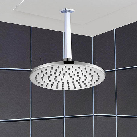 Shower Head Arm Wall Connector Square Bathroom Rainforest Showerhead