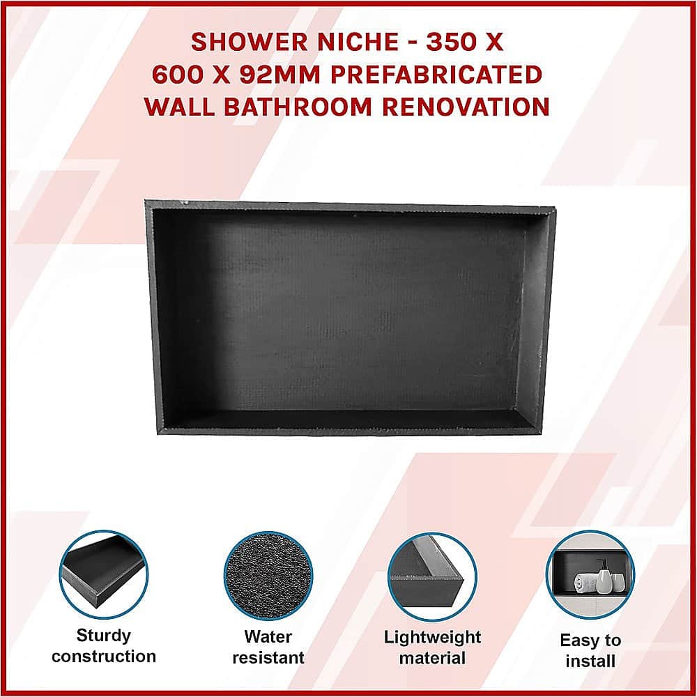 Shower Niche - 350 X 600 X 92Mm Prefabricated Wall Bathroom Renovation