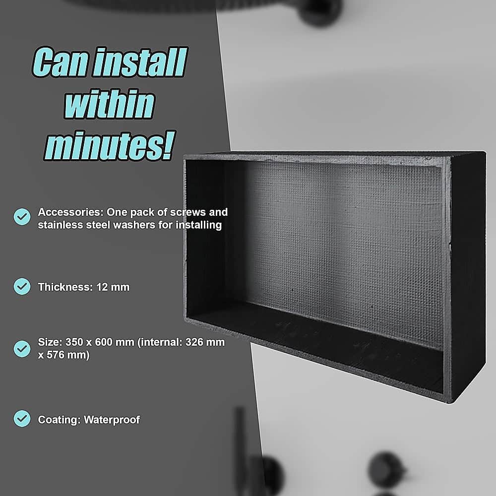 Shower Niche - 350 X 600 X 92Mm Prefabricated Wall Bathroom Renovation