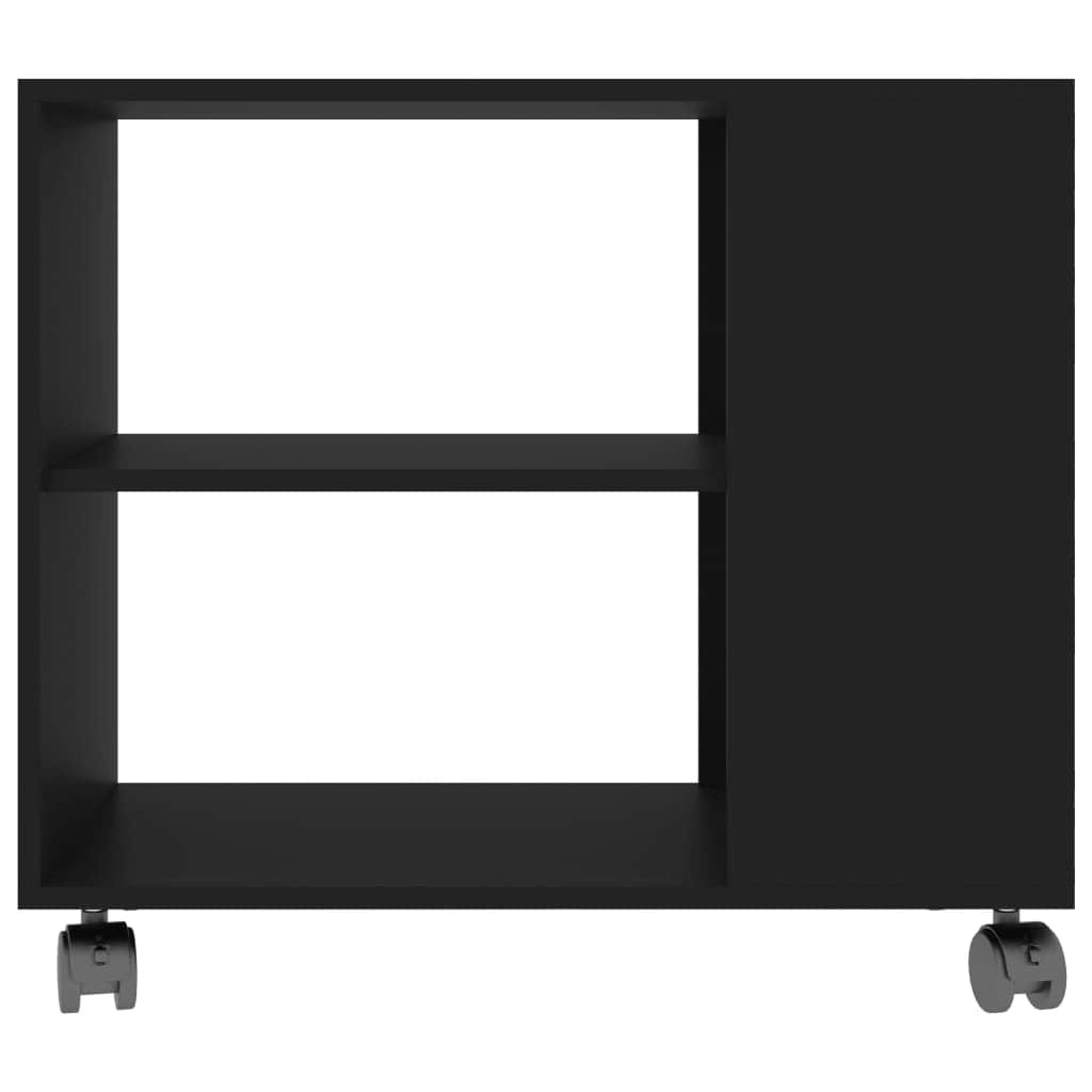 Side Table Black Chipboard