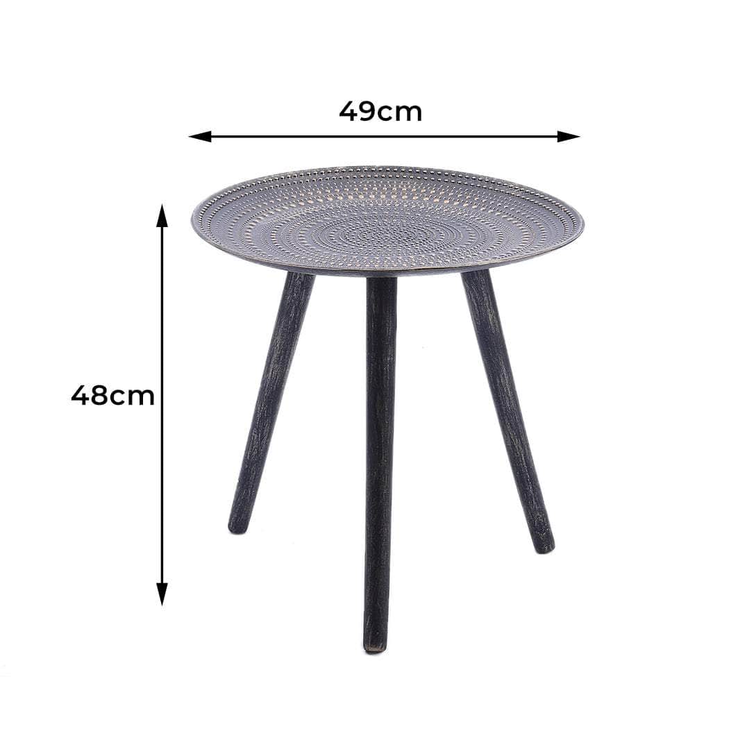 Side Table Coffee Bedside End Bronze