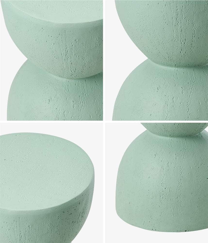 Side Table Coffee Tables Stand Stone Green