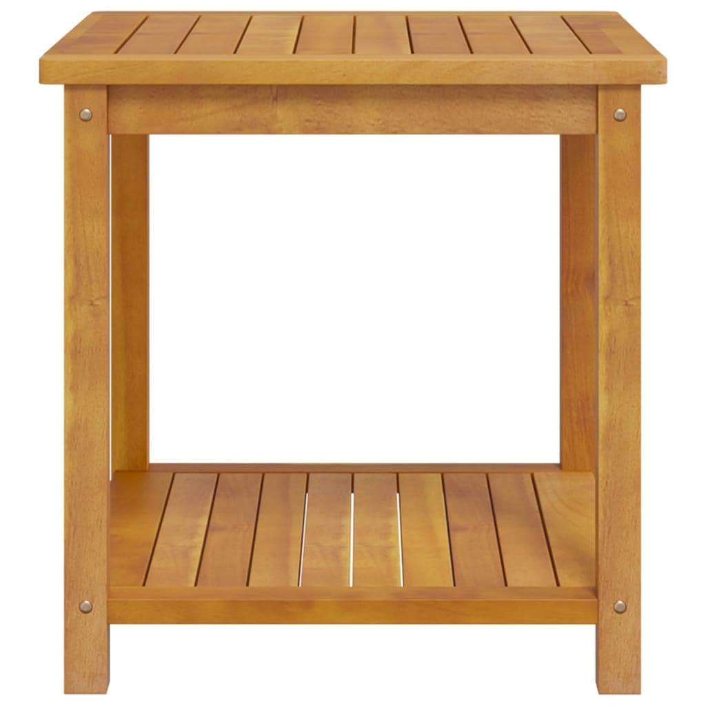 Side Table Solid Acacia Wood - Brown - Simple deals