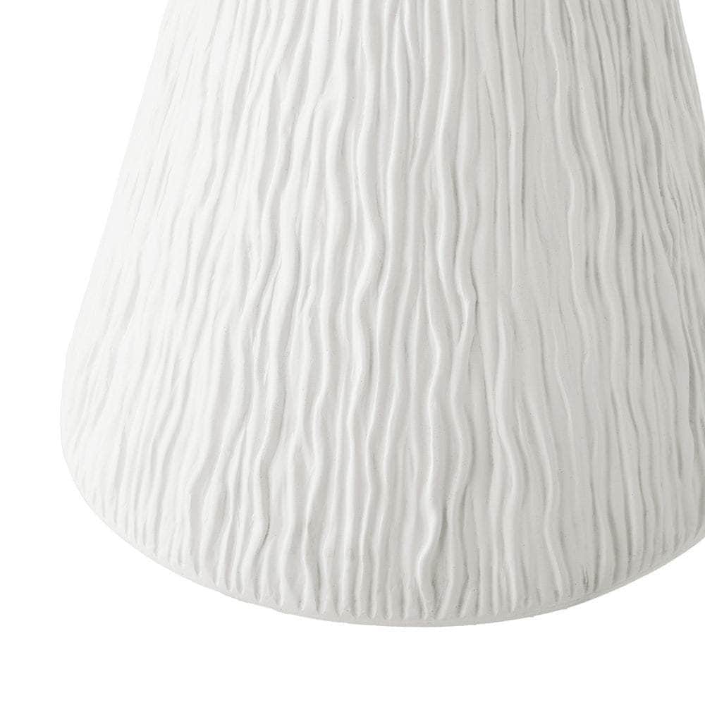 Side Table Terrazzo Concrete White/Natural/Black