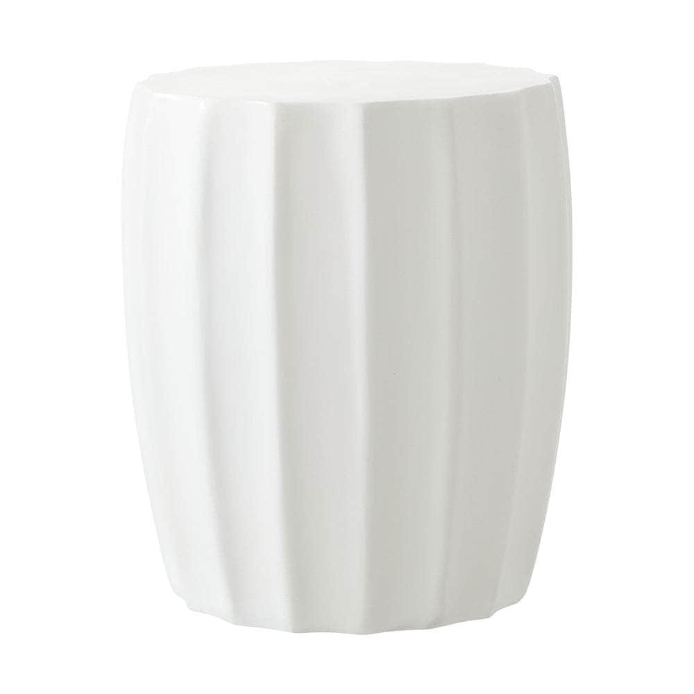 Side Table Terrazzo Concrete White/Natural/Black