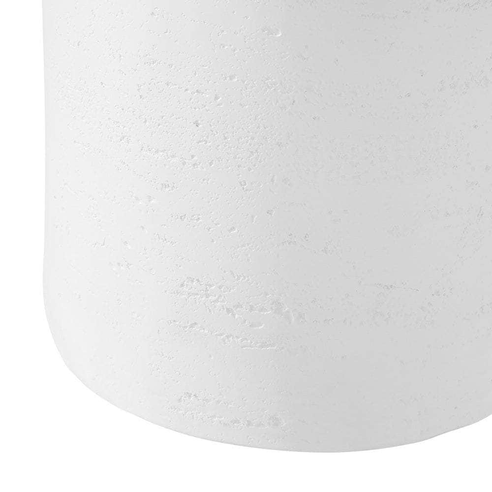 Side Table Terrazzo Concrete White/Natural/Black
