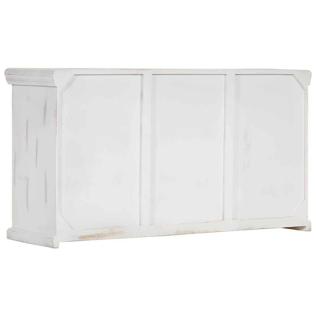 Sideboard 3 Doors Mango Wood White