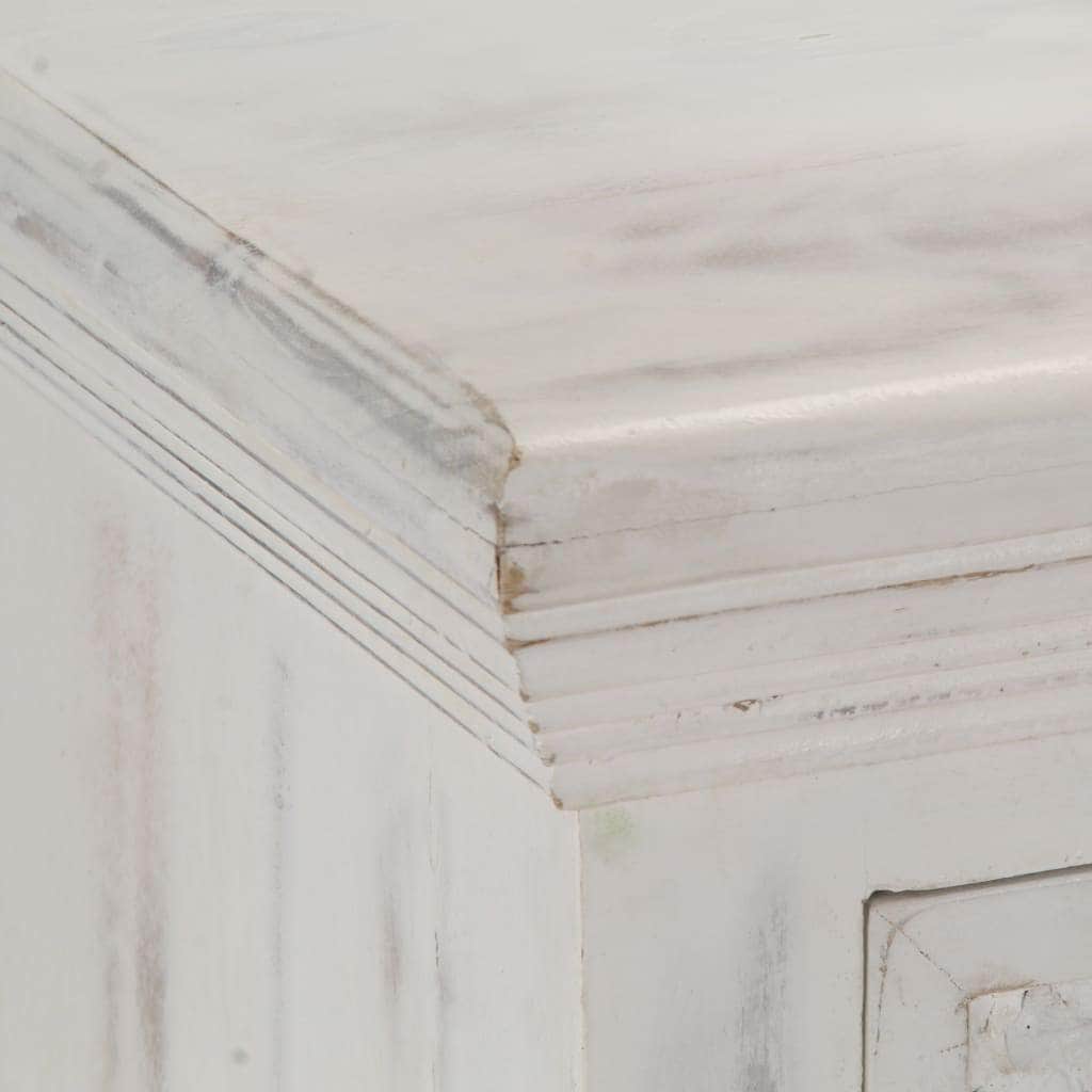 Sideboard 3 Doors Mango Wood White