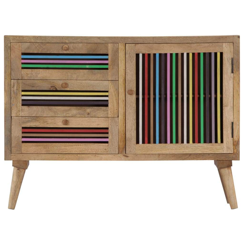 Sideboard 3 Drawers Solid mango wood