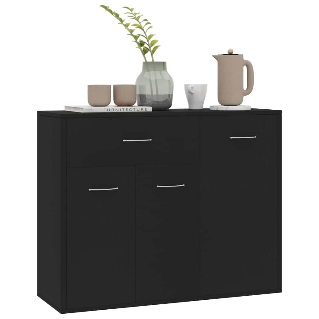 Sideboard Black, Chipboard
