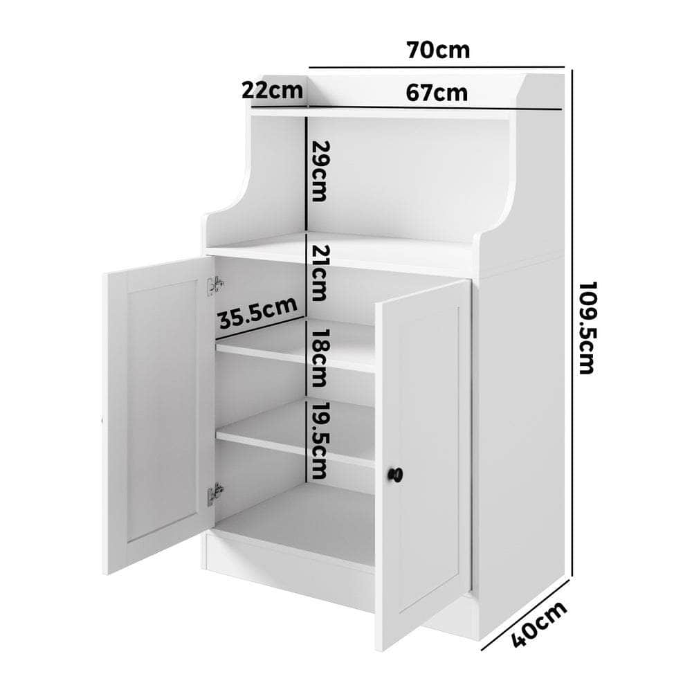 Sideboard Buffet Cupboard Hallway White