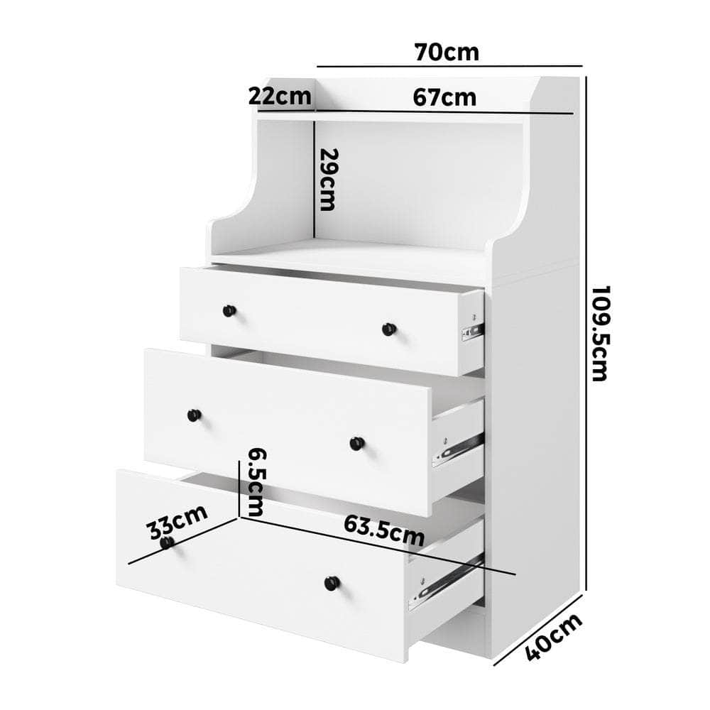 Sideboard Buffet Cupboard Hallway White