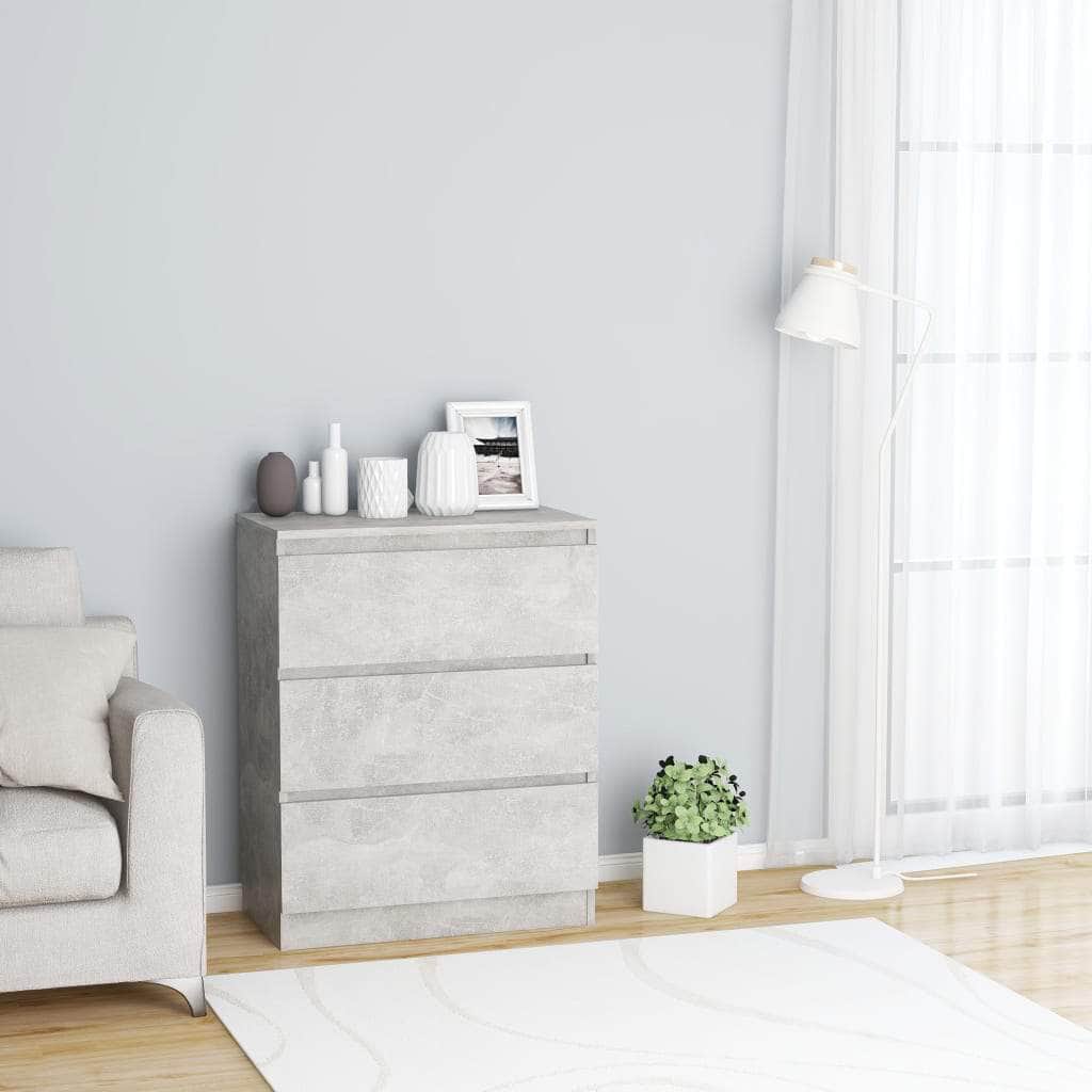 Sideboard Concrete Grey Chipboard