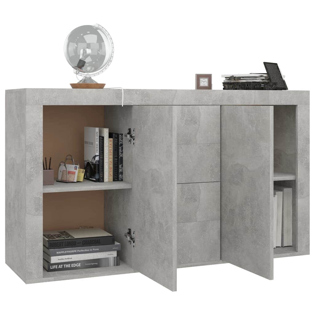 Sideboard Concrete Grey Chipboard