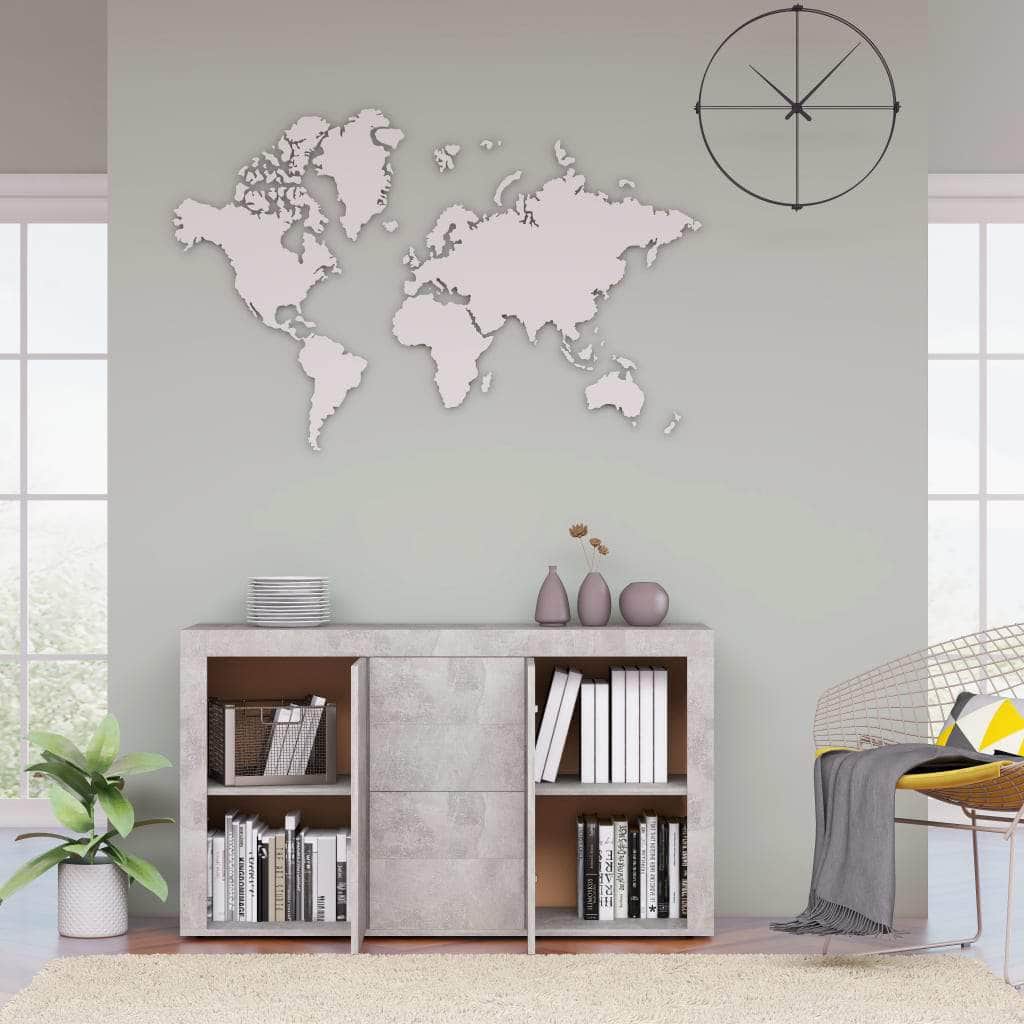 Sideboard Concrete Grey Chipboard