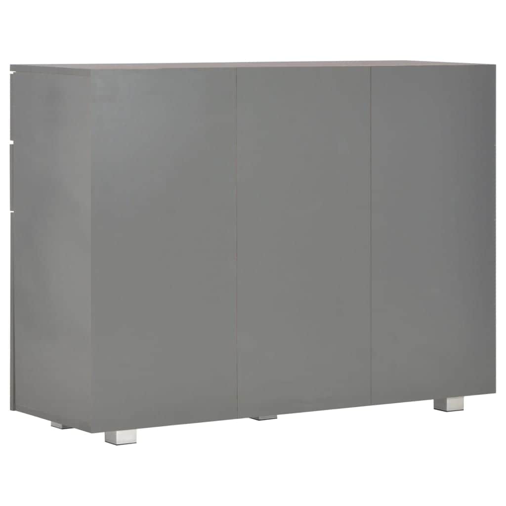 Sideboard High Gloss Grey - Simple deals
