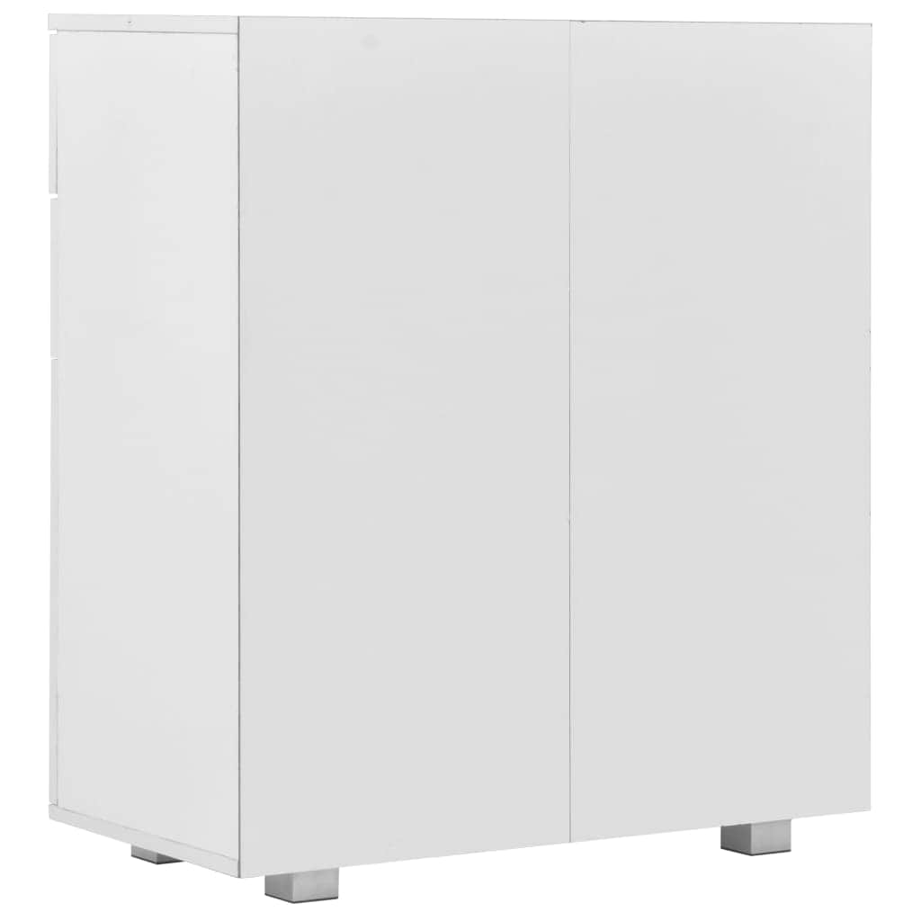 Sideboard High Gloss White Chipboard - Simple deals