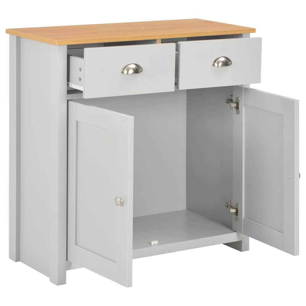 Sideboard Storage Grey - Simple deals