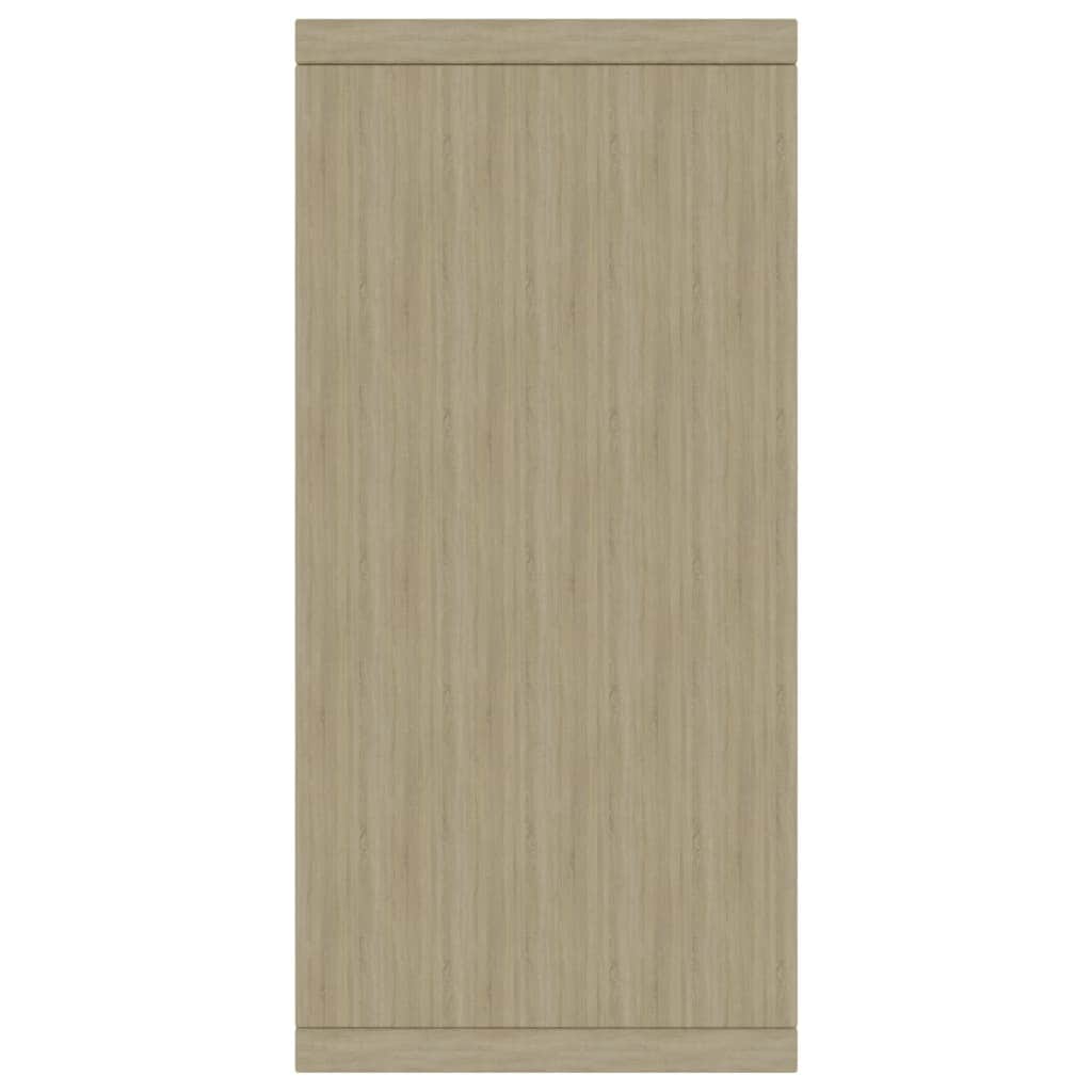 Sideboard White and Sonoma Oak, Chipboard