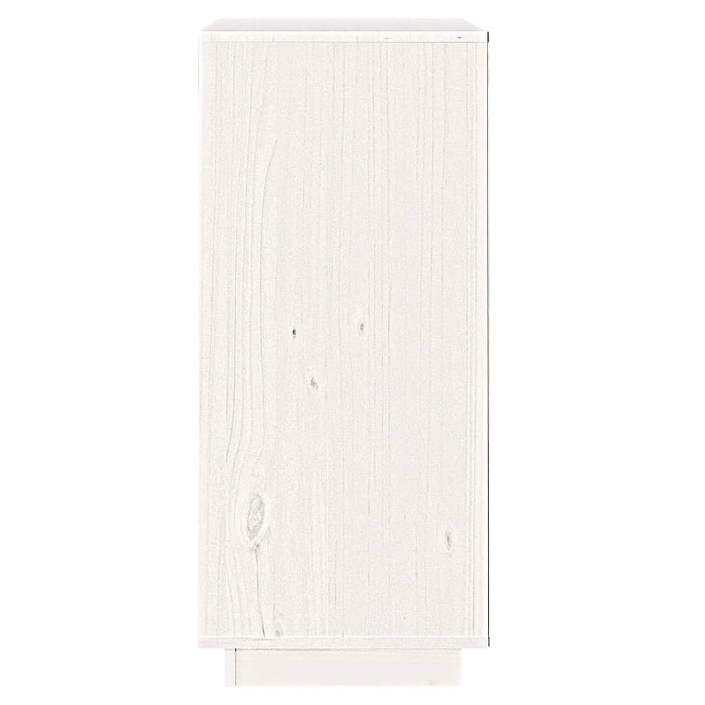Sideboard White Solid Wood Pine