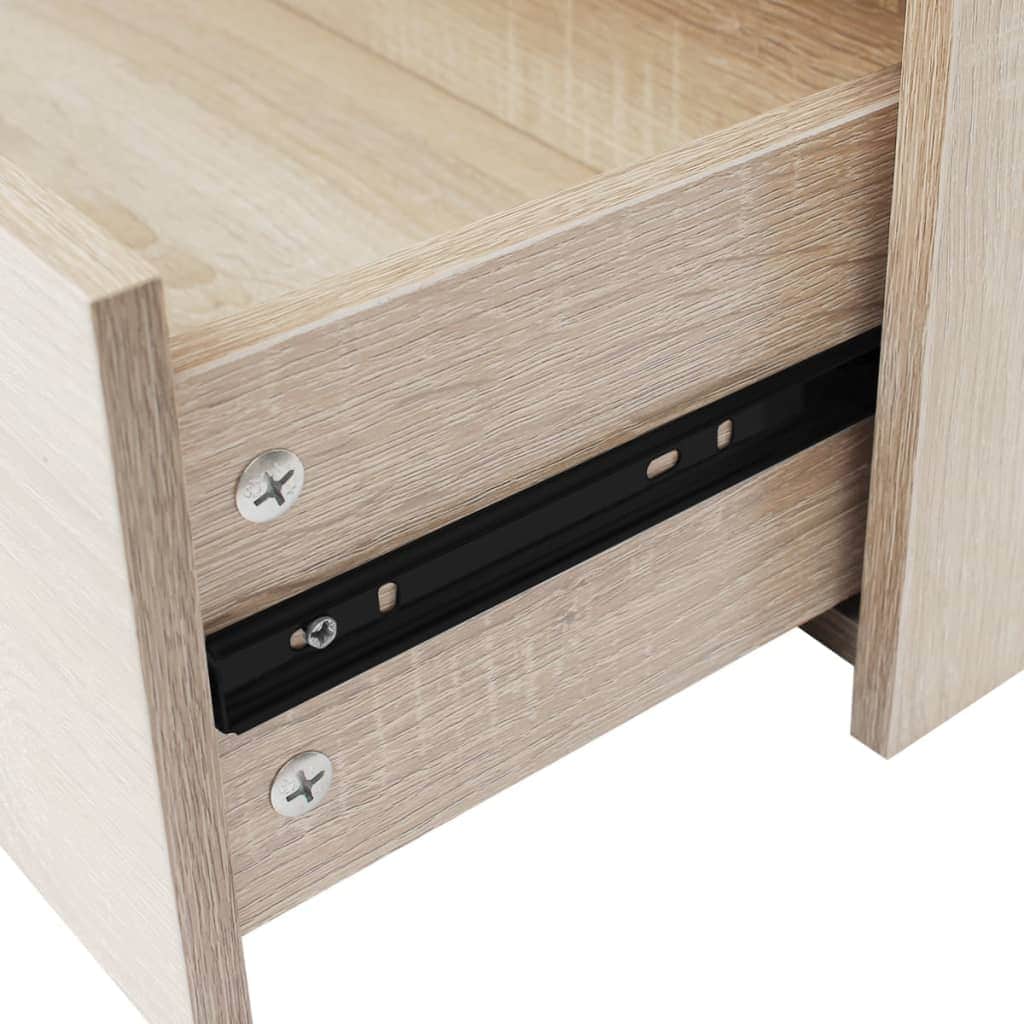 Sideboard with 4 Drawers Oak Colour