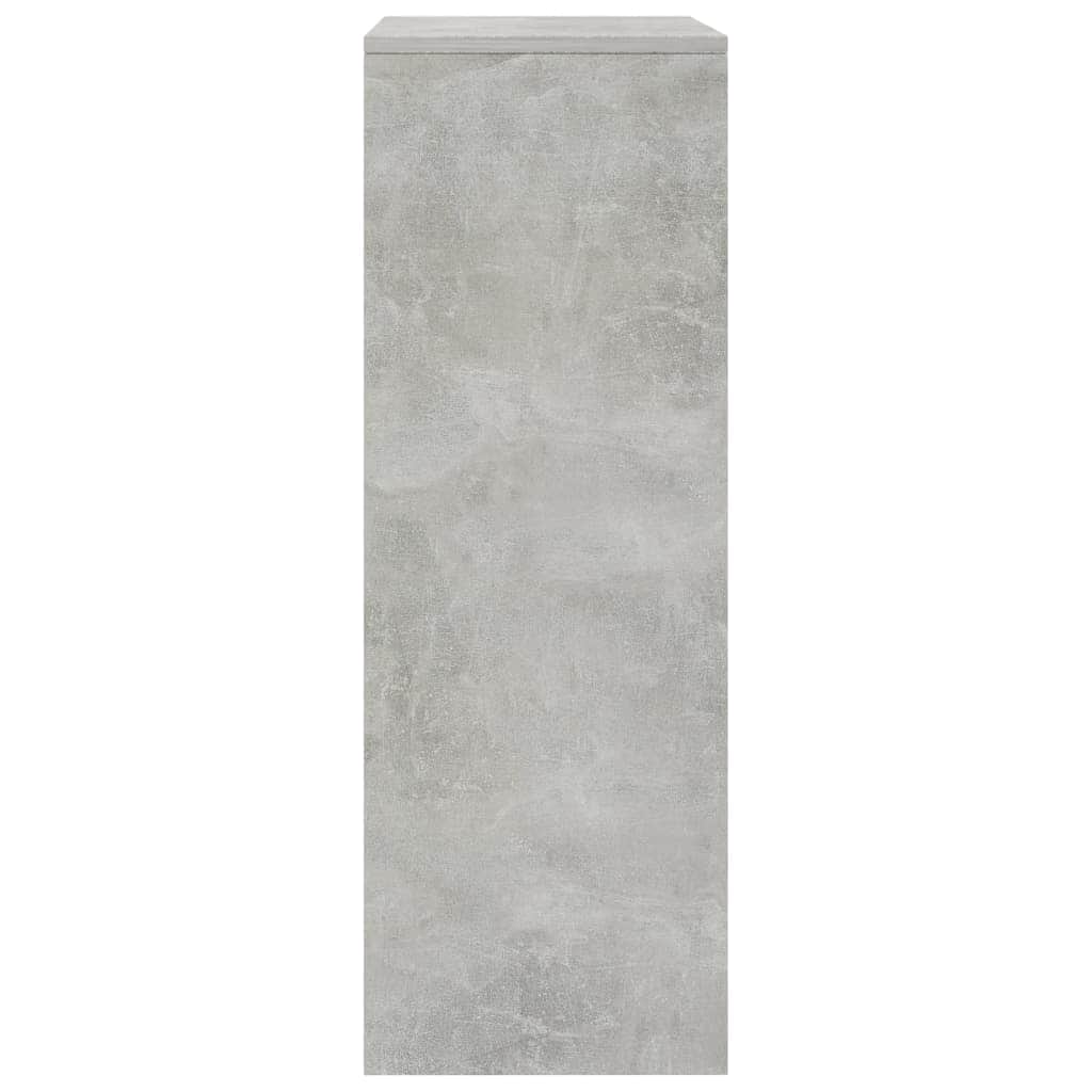 Sideboard with 6 Drawers Concrete Grey -Chipboard