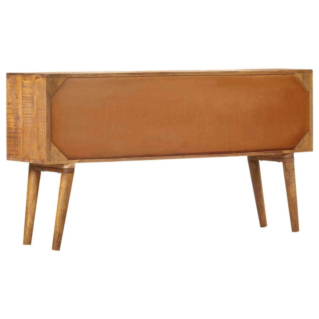 Sideboard with Printed Pattern, Solid Mango Wood