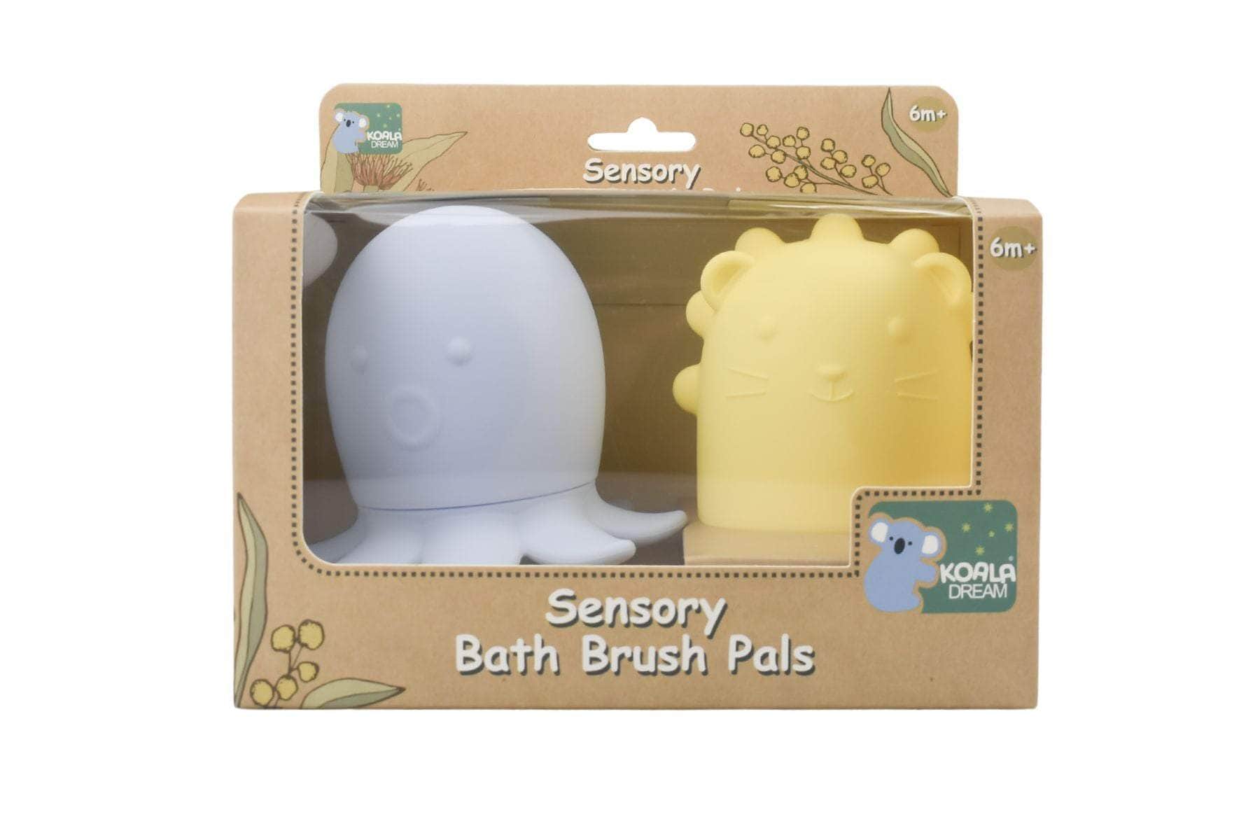 Silicone animal bath shower brush 2pcs set