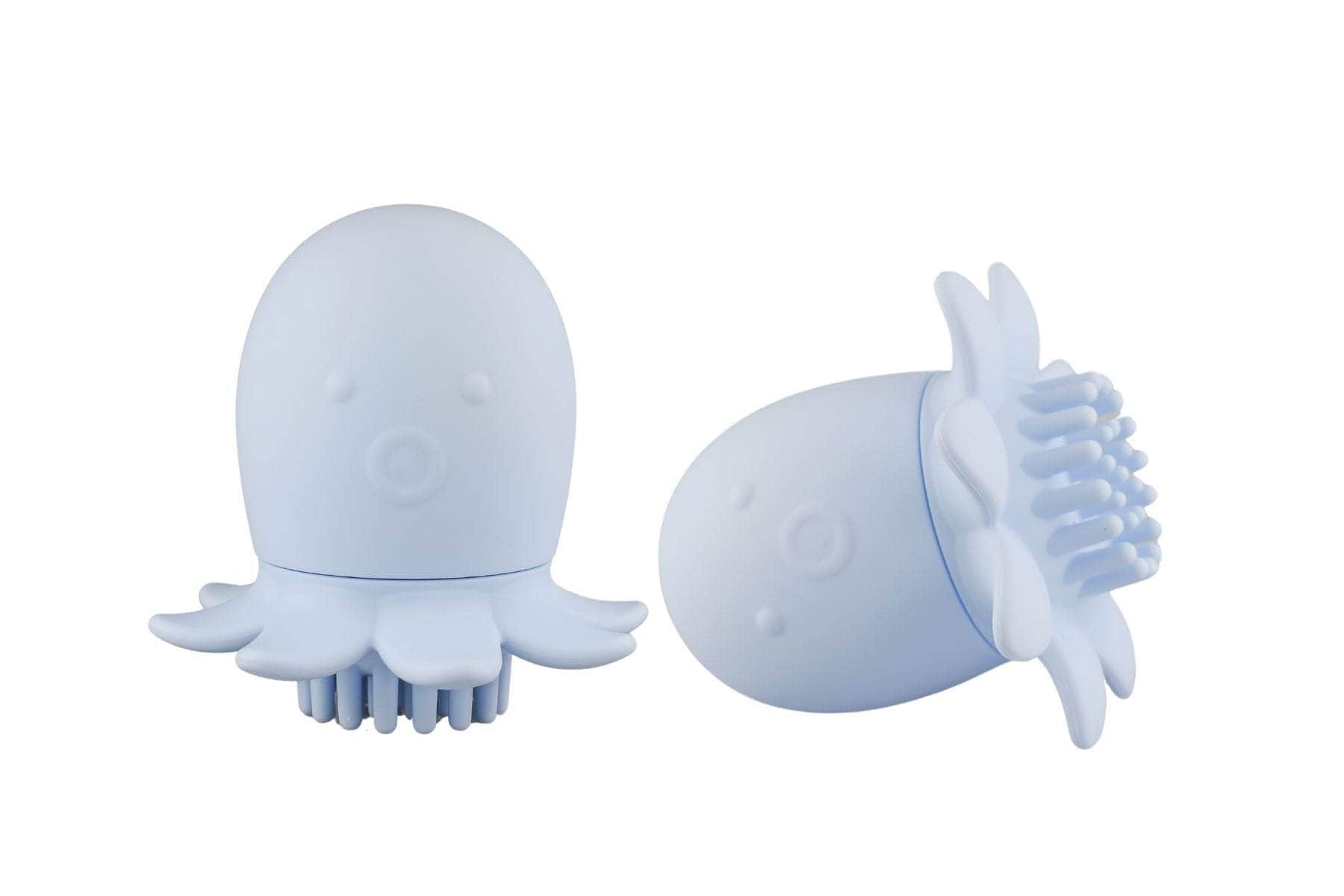Silicone animal bath shower brush 2pcs set