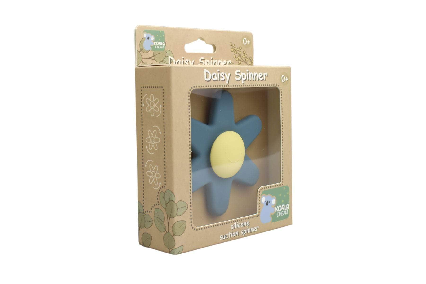 Silicone daisy spinner blue
