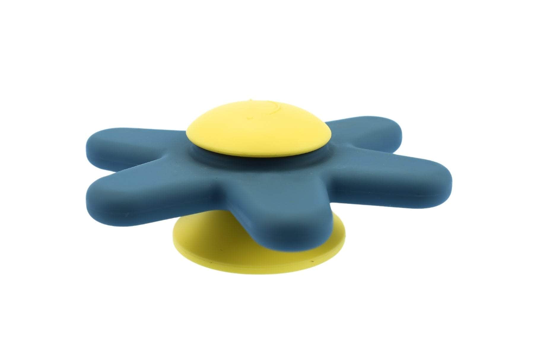 Silicone daisy spinner blue