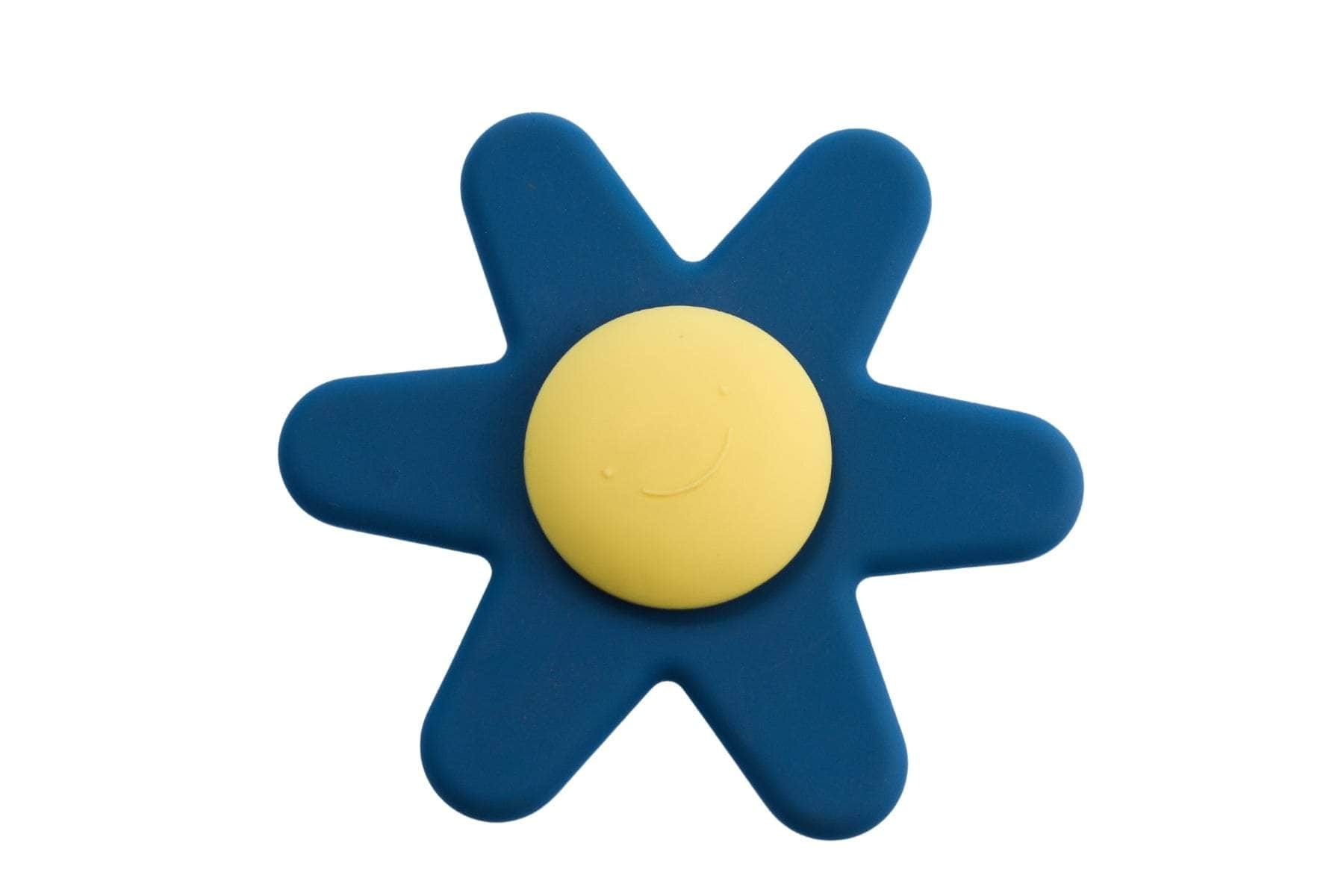 Silicone daisy spinner blue