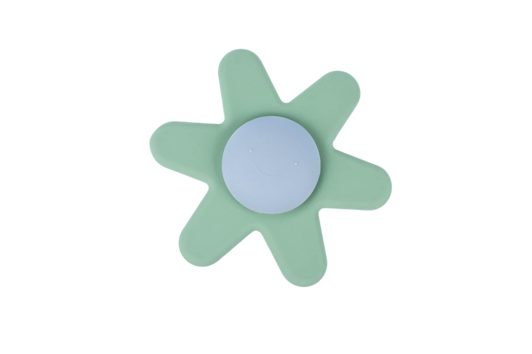 Silicone daisy spinner green