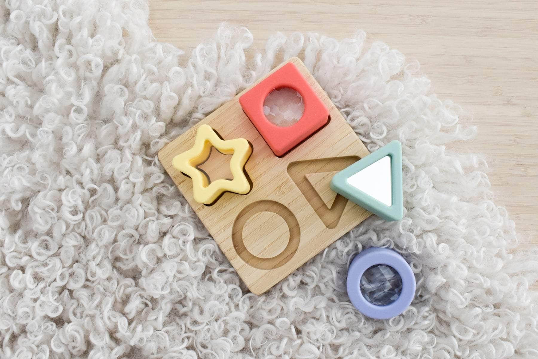 Silicone prism shape sorter