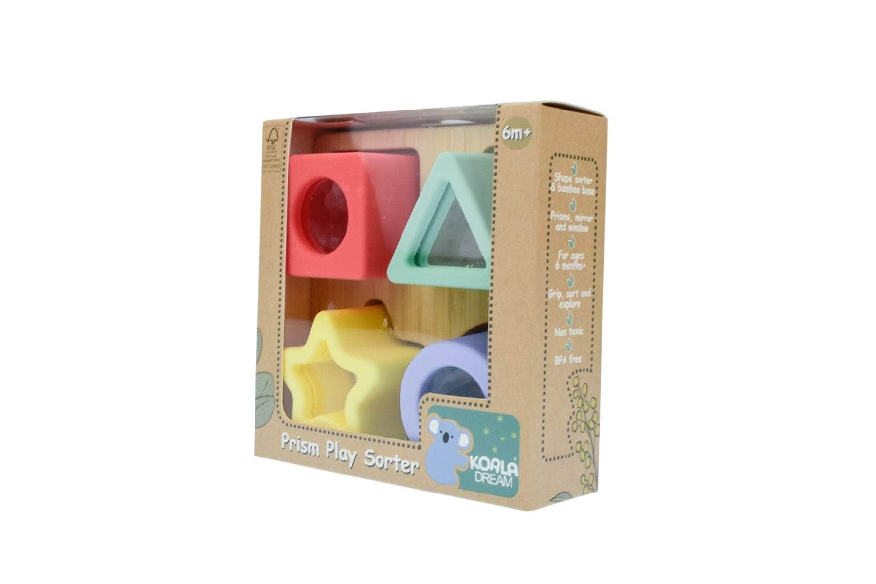 Silicone prism shape sorter