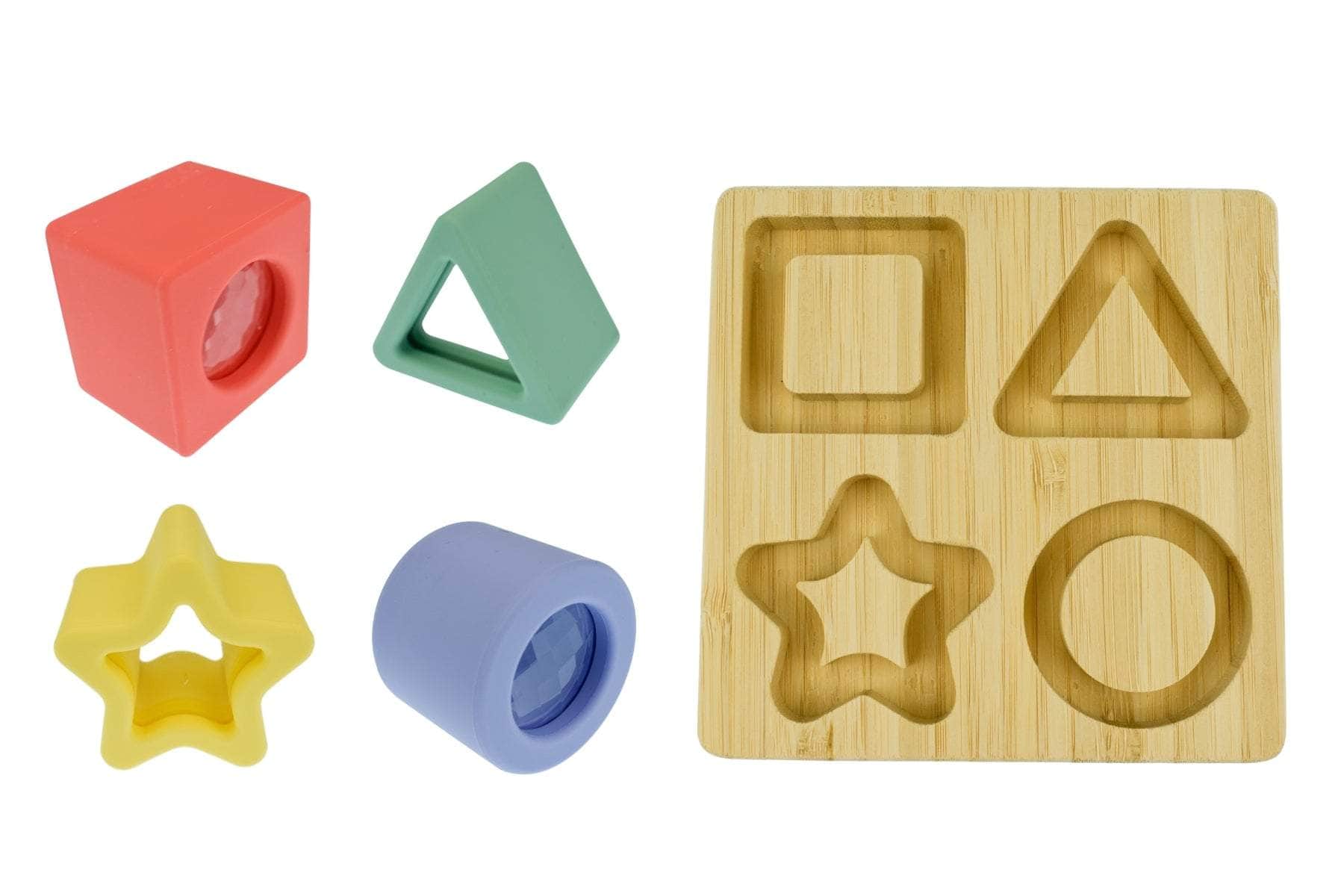 Silicone prism shape sorter