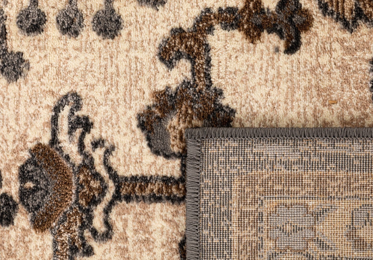 Floor Rug Silky touch rug cream taupe/238 c8312/238