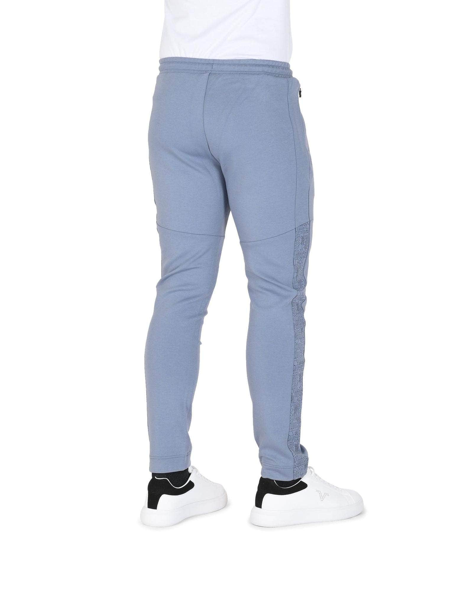 Silver/Navy blue Stride Hugo Boss Men'S Cotton Polyester Blend Pants