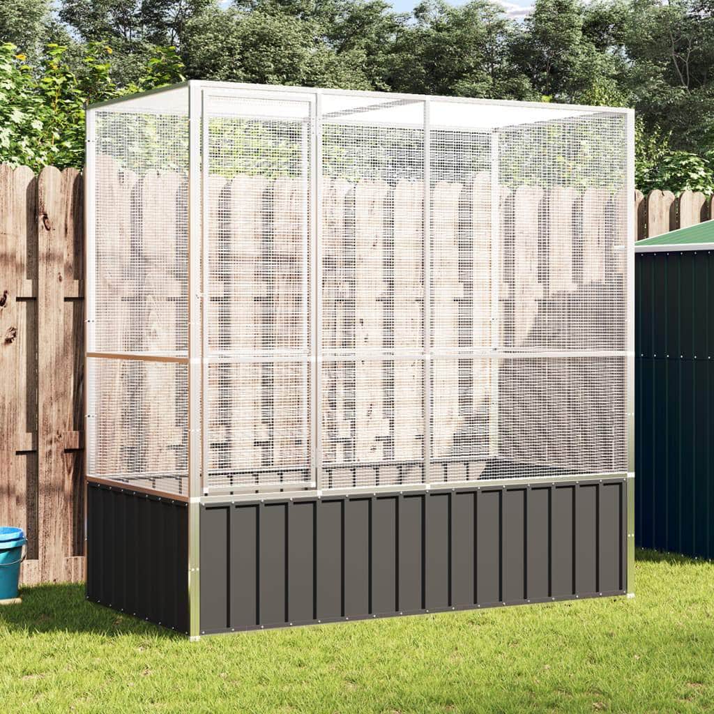Silver Steel Aviary
