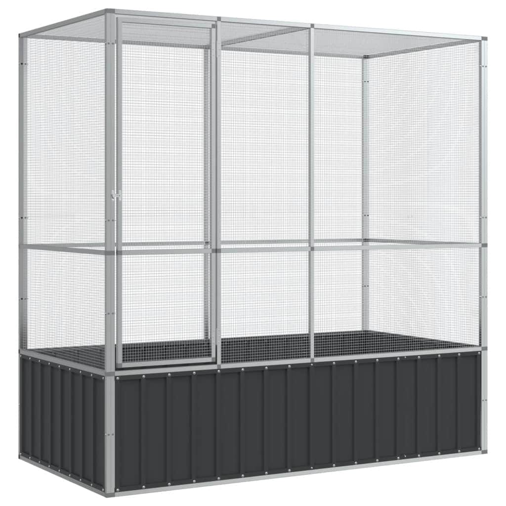 Silver Steel Aviary